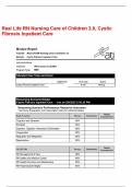 Real Life RN Nursing Care of Children 3&period;0&comma; Cystic Fibrosis Inpatient Care