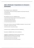 ASC 378 Exam 2 Questions & Answers 2024&sol;2025