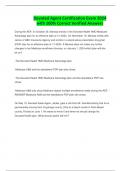 Devoted Agent Certification Exam 2024 with 100&percnt; Correct Verified Answers
