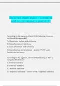 Ballistics study guide &ndash; questions and correct answers graded A&plus;
