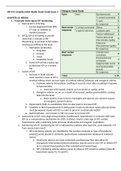 NR 341 - Complex Adult Health  Exam 3 Study Guide.