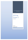 Writing Power 2 - 2 Essays Inc. Feedback & Definitieve versies