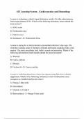 ATI Learning System - Cardiovascular and Hematology Exam