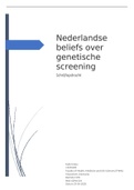GZW1224: Nederlandse beliefs over genetische screening