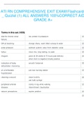   ATI RN COMPREHENSIVE EXIT EXAM Flashcards &lowbar; Quizlet &lpar;1&rpar; ALL ANSWERS 100&percnt;CORRECT AID GRADE A&plus;