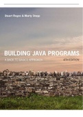 Test Bank For Building Java Programs A Back to Basics Approach By: Stuart Reges; Marty Stepp chapter