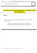 International Financial Management 13th Edition By Jeff Test Bank Madura –