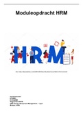 HRM Moduleopdracht december 2020 - eindcijfer 9!