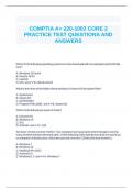 COMPTIA A&plus; 220-1002 CORE 2 PRACTICE TEST QUESTIONS AND ANSWERS