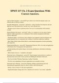 SPMT 217 Ch&period; 2 Exam Questions With Correct Answers&period;