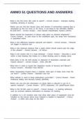 AMMO 51 QUESTIONS AND ANSWERS