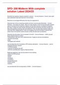 SPD- 200 Midterm With complete solution Latest 2024&sol;25