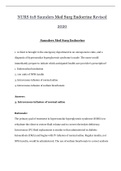 NURS 618 Saunders Med Surg Endocrine Revised latest