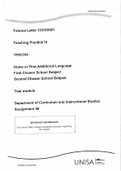 TPN3704 - TEACHINF PRACTICE IV