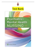 Mental health Nursing latest test bank bundles