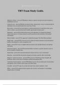 TRT Exam Study Guide&period;