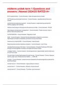 midterm&period;unitek term 1 Questions and answers &vert; Newest 2024&sol;25 RATED A&plus;