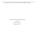 Case ACCOUNTING 3 Starbucks’ Human Resource Management Practices CASE STUDY | Already Graded A.