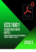 ECS1601 EXAM PACK