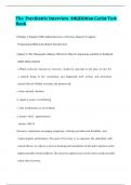 TEST BANK for- Psychiatric Interview 4th Edition Carlat &lbrace;ultimate guide graded a&plus;&rsqb;