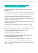 STATE TRUCK DRIVING CHAMPIONSHIP SAMPLE QUESTIONS AND ANSWERS LATEST &vert; 2024