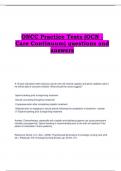 ONCC Practice Tests &lpar;OCN - Care Continuum&rpar; questions and answers