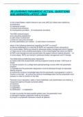 JB LEARNING PARAMEDIC ACTUAL  QUESTIONS AND ANSWERS LATEST &vert; 2024