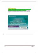 TEST BANK for&semi; Evidence-Based Physical Examination top & best Practices for Health & Well-Being Assessment 2nd Edition &lbrack;ultimate gude  A&plus;&rsqb;