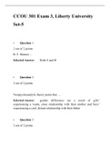 CCOU 301 Exam 3 (Set-5) complete Solutions