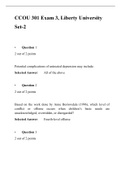 CCOU 301 Exam 3 (Set-2) complete Solutions