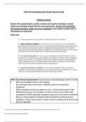 NR 546 Comprehensive Exam Study Guide Exam 2024&sol;2025 ACTUAL questions &lpar;All correct answers&comma; Already graded A&plus;&rpar;