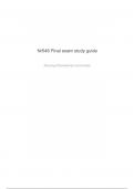 Nr546 Final exam study guide Questions &lpar;All correct answers&comma; Already graded A&plus;&rpar;  Exam 2024&sol;2025 Chamberlain College of Nursing NR 507 