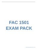 FAC1501 EXAM PACK