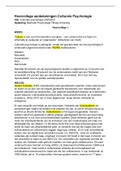 Culturele Psychologie samenvatting boek  en  college aantekeningen (Uvt)