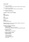 Volledige samenvatting HRM Business Studies jaar 1