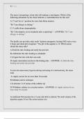 Hesi rn exit exam 1 3  &semi;Questions and Answers &comma; 100&percnt; Correct&comma; Download to Score A