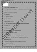 HESI RN EXIT EXAM V1  &semi;Questions and Answers &comma; 100&percnt; Correct&comma; Download to Score A