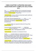 CDEO CHAPTER 2 UPDATED 2024-2025 &sol;QUESTIONS WITH COMPLETE SOLUTIONS  &lpar;A&plus;&rpar;