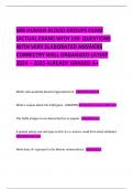 SBB HUMAN BLOOD GROUPS EXAM &lpar;ACTUAL EXAM&rpar; WITH 159  QUESTIONS WITH VERY ELABORATED ANSWERS CORRECTRY WELL ORGANIZED LATEST 2024 &ndash; 2025 ALREADY GRADED A&plus; 