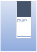 PYC4809 Exam portfolio