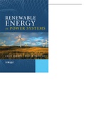 Renewable Energy in Power Systems - Leon Freris and David Infield