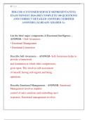 HDI-CSR &lpar;CUSTOMER SERVICE REPRESENTATIVE&rpar;  EXAM NEWEST 2024-2025 COMPLETE 100 QUESTIONS  AND CORRECT DETAILED ANSWERS &lpar;VERIFIED  ANSWERS&rpar; &vert;ALREADY GRADED A&plus; 