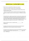 GMS522 Exam &vert; Verified Q&A&rsquo;s&vert; Lates