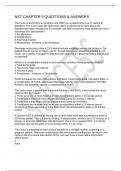 NST CHAPTER 9 QUESTIONS & ANSWERS