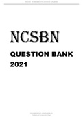 NCSBN QUESTION BANK 2021&period;