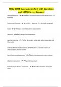 WGU D094  EXAMS BUNDLE with Questions Solved 100&percnt; Correct&vert; Verified
