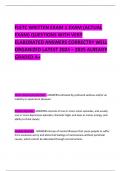 FLETC WRITTEN EXAM 1 EXAM &lpar;ACTUAL EXAM&rpar; QUESTIONS WITH VERY ELABORATED ANSWERS CORRECTRY WELL ORGANIZED LATEST 2024 &ndash; 2025 ALREADY GRADED A&plus; 