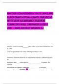 OREGON COSMETOLOGY STATE LAWS AND RULES EXAM &lpar;ACTUAL EXAM&rpar;  QUESTIONS WITH VERY ELABORATED ANSWERS CORRECTRY WELL ORGANIZED LATEST 2024 &ndash; 2025 ALREADY GRADED A&plus;