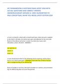 ATI FUNDAMENTALS CAPSTONE EXAM LATEST 2024 WITH  ACTUAL QUESTIONS AND CORRECT VERIFIED  ANSWERS&sol;ALREADY GRADED A&plus; 100&percnt; GUARANTEED TO  PASS CONCEPTS&lpar;ALL WHAT YOU NEED&rpar; LATEST EDITION 2024