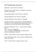 NR 577 &period; Chamberlain College Of Nursing -NR 577 final Questions And Answers